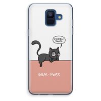GSM poes: Samsung Galaxy A6 (2018) Transparant Hoesje