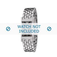 Armani horlogeband AR-0108 Staal Zilver 19mm - thumbnail