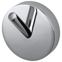 Haceka Kosmos Handdoekhaak - rond - enkel - chroom 1208539