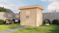 Lugarde Select Modern tuinhuis Aalsmeer 250x200cm - Onbehandeld- Plat dak- - Lugarde Select Lugarde Select Modern tuinhuis Aalsmeer 250x200cm - Onbehandeld- Plat dak- - Lugarde Select