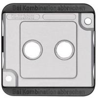 Merten 294660 Afdekking Pantser Zilver (mat) 1 stuk(s)