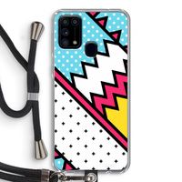 Pop Art #2: Samsung Galaxy M31 Transparant Hoesje met koord