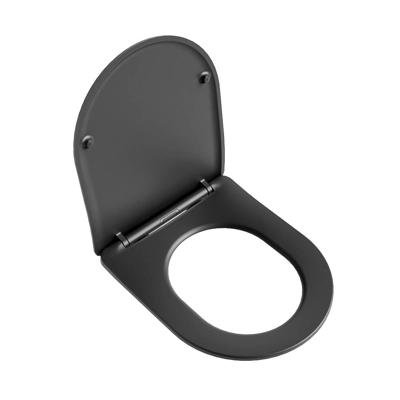 Toiletzitting Mondiaz Lavie | Sofclose met quick-release | Duroplast | Dark Grey