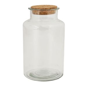 Voorraadpot met kurken deksel - 2.1 liter