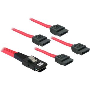 DeLOCK Mini SAS 36-Pin male > 4x SATA 7-Pin adapter 1 meter