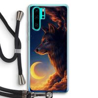 Night Guardian: Huawei P30 Pro Transparant Hoesje met koord