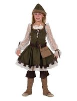 Robin Hood Meisjes Kostuum
