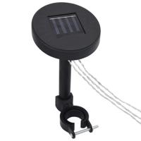 VidaXL Lichtslinger met zonnepaneel voor prieel led