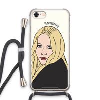 Mary Kate: iPhone 8 Transparant Hoesje met koord