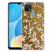 Siliconen Hoesje OPPO A15 Barok Goud Siliconen Hoesje OPPO A15 Barok Goud