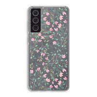 Sierlijke bloemen: Samsung Galaxy S21 FE Transparant Hoesje Sierlijke bloemen: Samsung Galaxy S21 FE Transparant Hoesje