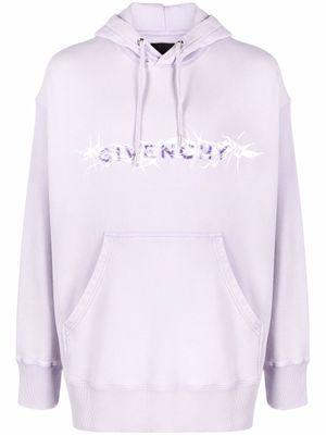 Givenchy hoodie Barbed Wire imprimé - Violet