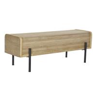 Kruk DKD Home Decor Natuurlijk Hout Metaal 120 x 40 x 43 cm