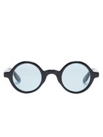 Moscot lunettes de soleil Zolman à monture ronde - Noir