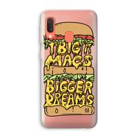 Big Macs Bigger Dreams: Samsung Galaxy A20e Transparant Hoesje