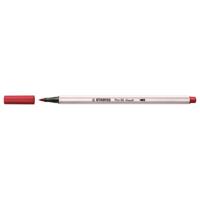 Stabilo pen 68 brush - viltstift - donkerrood (50)