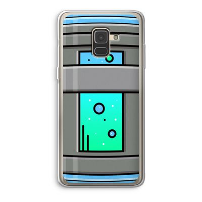Chug Bottle: Samsung Galaxy A8 (2018) Transparant Hoesje
