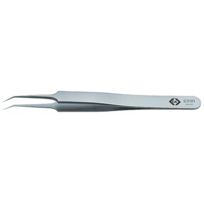 C.K T2330 Precisiepincet 5b SA Spits, gebogen 60°, superfijn 110 mm