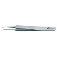 C.K T2330 Precisiepincet 5b SA Spits, gebogen 60°, superfijn 110 mm
