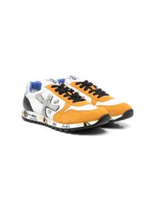 Premiata Kids baskets à design colour block - Jaune