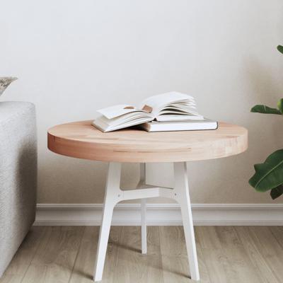 Tafelblad rond Ø50x4 cm massief beukenhout