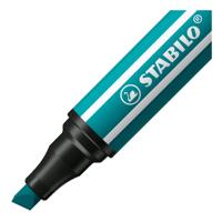 STABILO pen 68 max viltstift met dikke beitelpunt turquoiseblauw