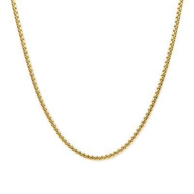 14k Geelgouden Collier met Venetiaanse Schakel - 50cm Draaglengte, 4.3mm Breedte
