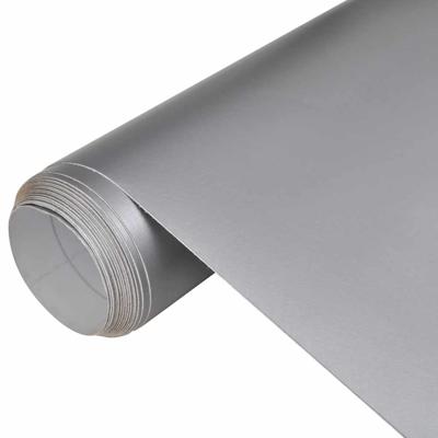 VidaXL Autofolie 100x150 cm matzilverkleurig