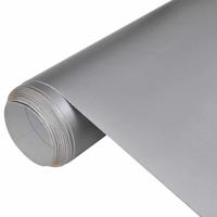VidaXL Autofolie 100x150 cm matzilverkleurig