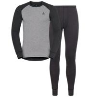 Odlo Active Warm Eco Special Set Heren Thermoset Dark Grey Melange - Grey Melange XXL