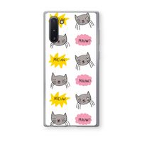 Meow: Samsung Galaxy Note 10 Transparant Hoesje