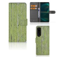 Sony Xperia 5III | Book Style Case | Green Wood