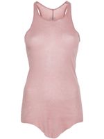 Rick Owens ribbed organic-cotton top - Rose