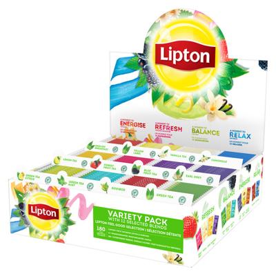 Lipton feel good selection thee variety pack assortimentsdoos (180 stuks) (kopie)