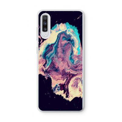 Cosmic Silence: Samsung Galaxy A70 Transparant Hoesje