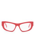 Balenciaga Eyewear lunettes de vue BB0303O à monture papillon - Rouge - thumbnail