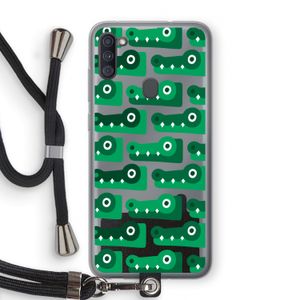 Crocs: Samsung Galaxy A11 Transparant Hoesje met koord