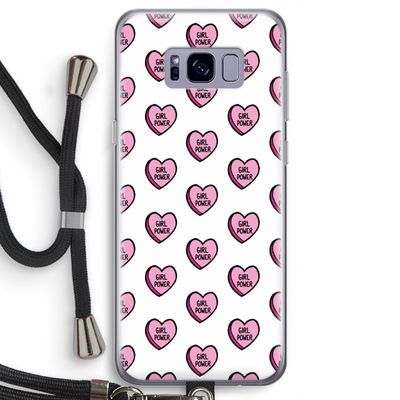 GIRL POWER: Samsung Galaxy S8 Transparant Hoesje met koord