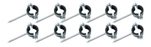 Kirchhoff Buisklem, 1/2", geluiddicht, met inrijpen (10x) - 973580755