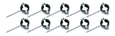 Kirchhoff Buisklem, 3/8", geluiddicht, met inrijpen (10x) - 973580555