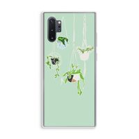 Hang In There: Samsung Galaxy Note 10 Plus Transparant Hoesje
