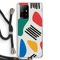 Illustratieve pop 1: Oppo A95 5G Transparant Hoesje met koord