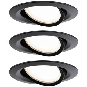 Paulmann 93080 Set Nova Plus LED-inbouwlamp LED 18 W Zwart
