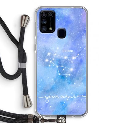 Sterrenbeeld - Licht: Samsung Galaxy M31 Transparant Hoesje met koord
