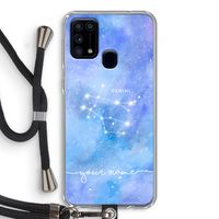 Sterrenbeeld - Licht: Samsung Galaxy M31 Transparant Hoesje met koord