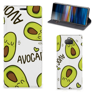 Sony Xperia 10 Plus Magnet Case Avocado Singing