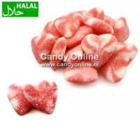 Dolce Plus Dolce Plus -Sugared Strawberry Twist Heart 1 Kilo - thumbnail