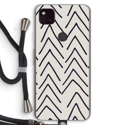 Marrakech Arrows: Pixel 4a 5G Transparant Hoesje met koord
