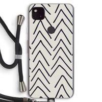 Marrakech Arrows: Pixel 4a 5G Transparant Hoesje met koord