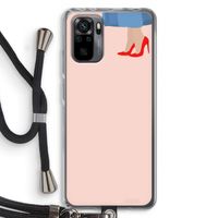 High heels: Xiaomi Redmi Note 10 Pro Transparant Hoesje met koord